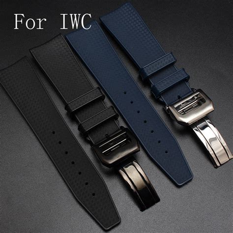 iwc style clasp|IWC replacement rubber strap .